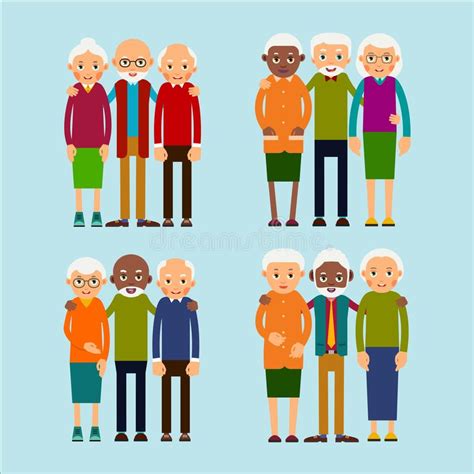 Active African American Seniors Stock Illustrations 24 Active African