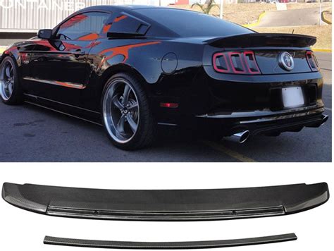 Mustang Gt Type Rear Spoiler Wing Gt Carbon Fiber