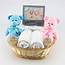 Double Deluxe Twin New Baby Gift Basket By The Laser Engraving Company 