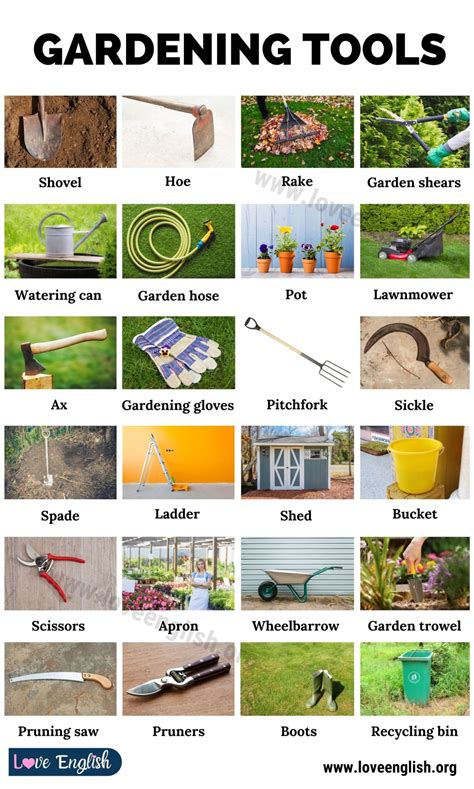 Gardening Tools 26 Essential Gardening Tools For Gardeners Love English