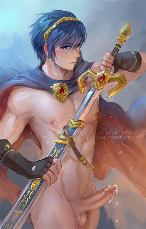 Rule 34 Blue Hair Fire Emblem Gay Marth Reddverse Tagme Uncensored