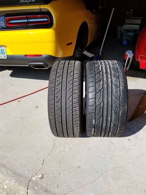 Staggered Wheel And Tire Setup For A 2018 Rt Dodge Challenger Forum