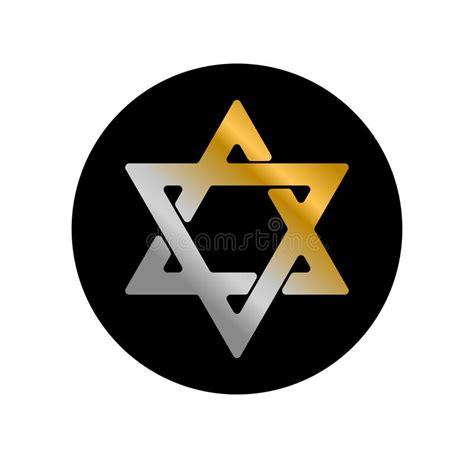 Jewish Symbolism Vector Icon The Star Of David Is A Symbol Of Judaism