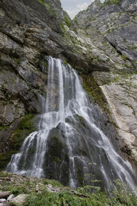 Beautiful Mountains Waterfall Stock Photo Image Of Gegsky Waterfall