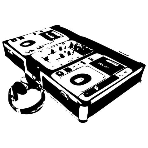 Turntable Dj Equipmenteps Royalty Free Stock Svg Vector And Clip Art