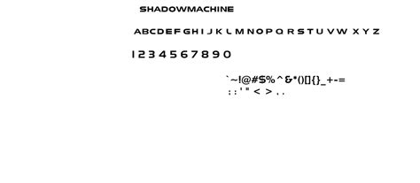Shadowmachine Font Concept By Therprtnetwork On Deviantart