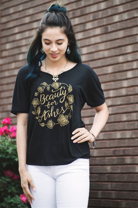 Beauty For Ashes Slouchy Tee Slouchy Tee Garment Of Praise Tees