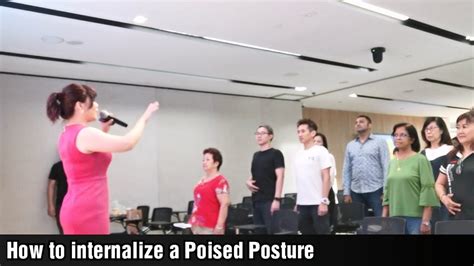 How To Internalize A Poised Posture Youtube