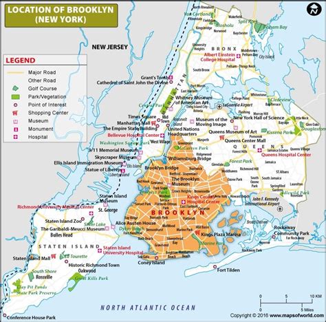 Brooklyn Map Map Of Brooklyn Ny