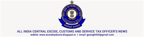All India Central Excise Customs And Service Tax Officers News Draft