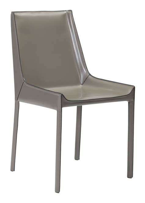 Fashion Dining Chair Set Of 2 Gray By Zuomod At Asy Furniture In