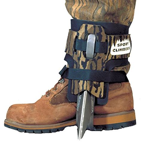 Steel Spur Tree Climbing Spikesshoes Straps Pair Forestry Treestand