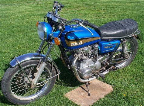 Rare 1973 Yamaha Tx 650 Tx650 Electric Motorcyclemostly Originalblue