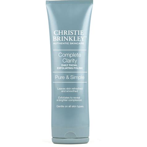 christie brinkley authentic skincare complete clarity facial exfoliating polish skinstore