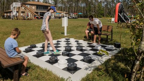 Giant Outdoor Checkers Outdoor Checkers Disney Orlando Vacation