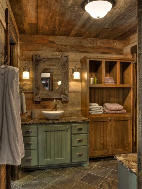 Browse everything about it here. Rustic Bathroom Design Ideas, Remodels & Photos with Green ...
