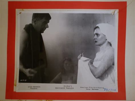 X Rated Vintage Movie Still Olga S Massage Parlor Ebay