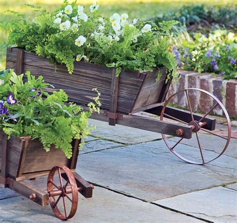 Wheelbarrow Planter Ideas Garden And Yard Pictures