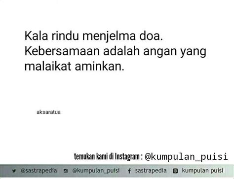 Puisi Tentang Rindu Gunung