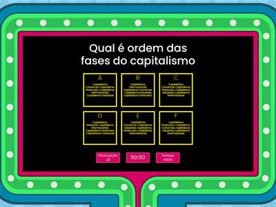 Capitalismo E Suas Fases Recursos De Ensino