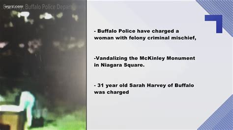 buffalo woman arraigned on vandalism charges for weekend incident in niagara square