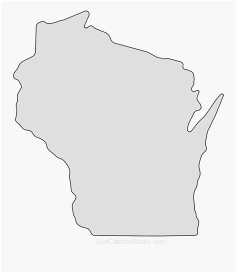 Wisconsin information resource links to state homepage, symbols, flags, maps, constitutions, representitives, songs, birds, flowers, trees. Transparent Wisconsin Outline Png - Wisconsin State ...