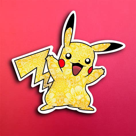 Pikachu Sticker Waterproof