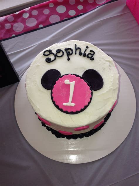 Minnie Mouse Smash Cake Minnie Mouse 1st Birthday Pink Minnie Cake Smash Zebra Hot Pink