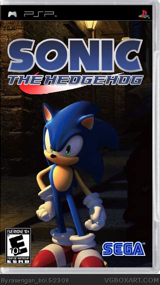 Sonic The Hedgehog Psp Box Art Cover By Rasenganboi