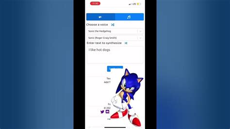 How To Do Sonic Text To Speech Voice 2022 Youtube