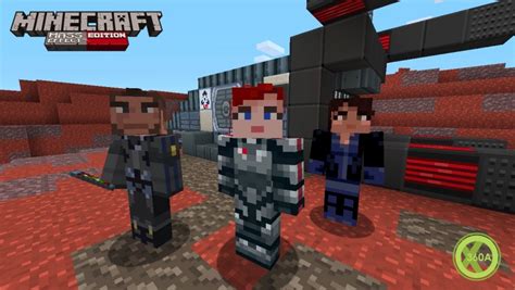Minecraft Xbox 360 Edition Mass Effect Mash Up Trailered Coming This