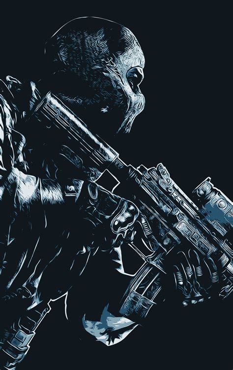 Call Of Duty Ghost Poster By Creativedy Stuff Displate Call Of