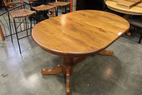 This well made pedestal table comes in 10 different color choices. PRESTIGE SOLID WOOD OVAL OAK DOUBLE PEDESTAL DINING TABLE