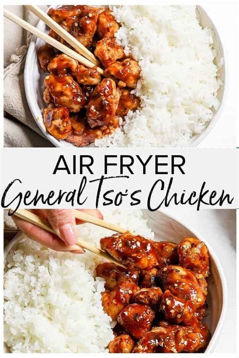 air fryer general tso s chicken recipe easy chicken recipes video