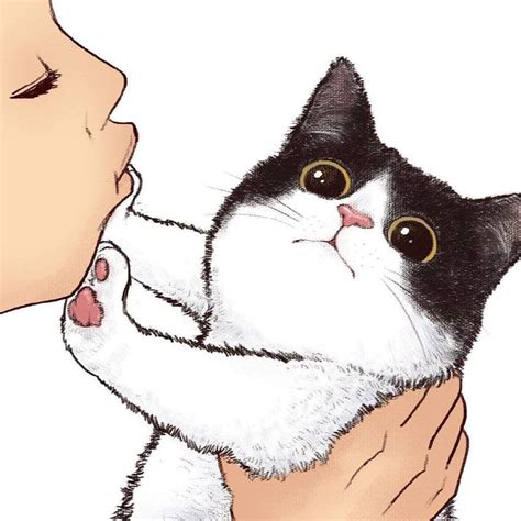 9 No Kisses Cat Illustrations That Are Adorable As Much As They Are