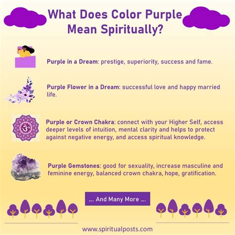 Spiritual Meanings Of Color Purple Symbolism Psychology