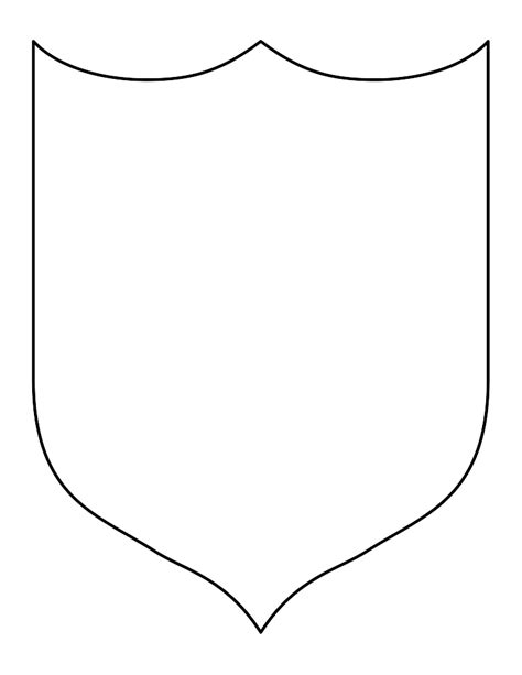 Shield Coloring Pages Clipart Best