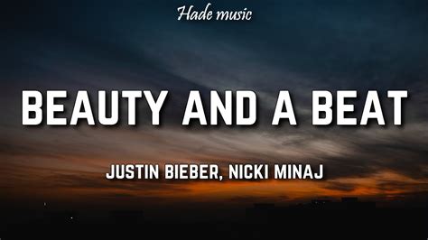 Justin Bieber Beauty And A Beat Lyrics Ft Nicki Minaj YouTube