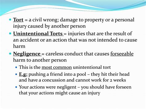 Ppt Negligence And Unintentional Torts Powerpoint Presentation Free