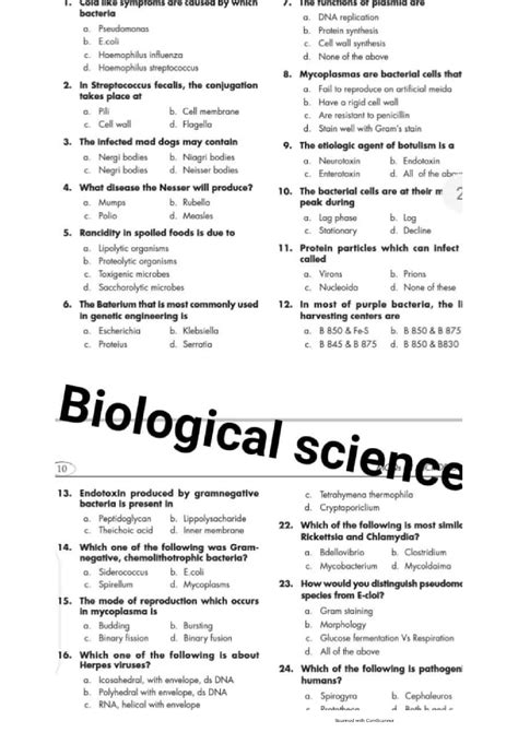 SOLUTION Microbiology Mcqs With Answers Pdf In English Studypool