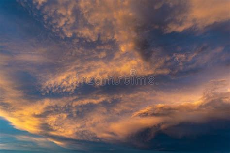 Autumn Clouds Stock Image Image Of Sunset Autumn 260360007