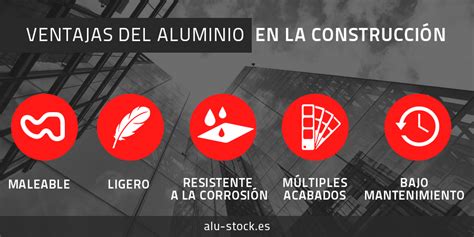 Ventajas del aluminio para la construcción Alu Stock S A