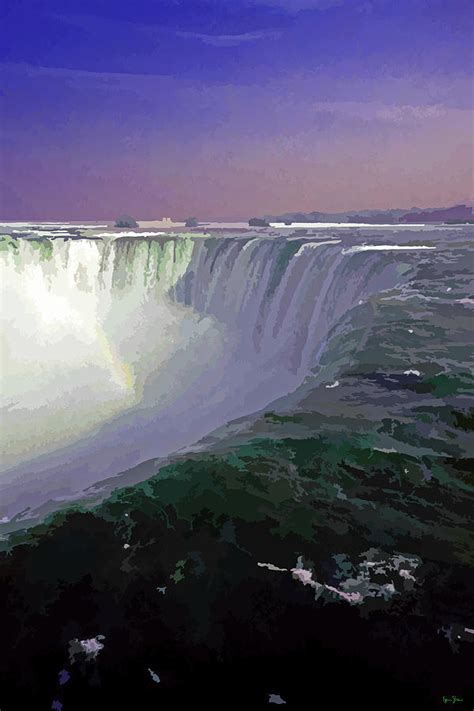 Over The Falls Niagara Digital Art By Brian Shaw Fine Art America