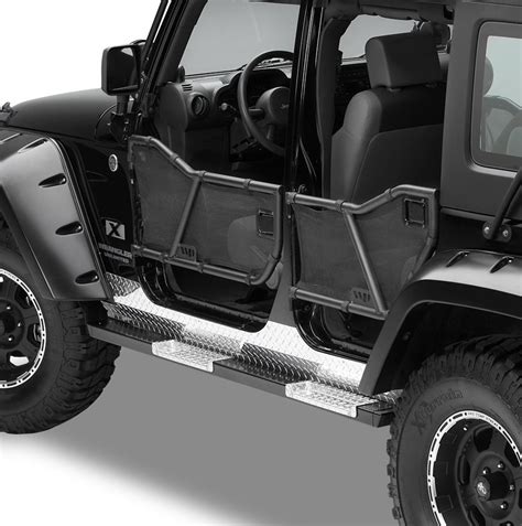 Warrior Products 90774 Rear Adventure Tube Doors For 07 17 Jeep