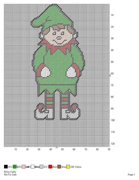 elf by kathy plastic canvas patterns plastic canvas christmas plastic canvas patterns free