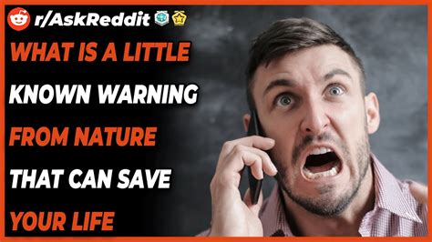 What Is A Little Known Warning From Nature That Can Save Your Life R