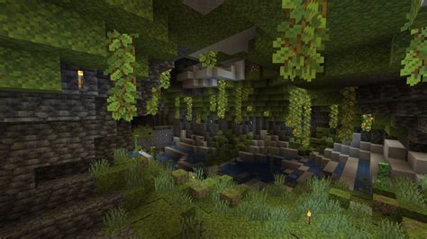 Lush Caves Biome Makes Its Debut In Minecraft Snapshot 21w10a Gamepur