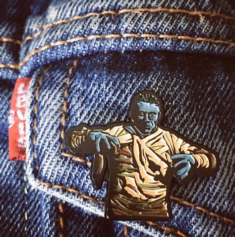 Mummy 1 Lapel Pin Featuring The Mummy Pop Culture Vintage Monster