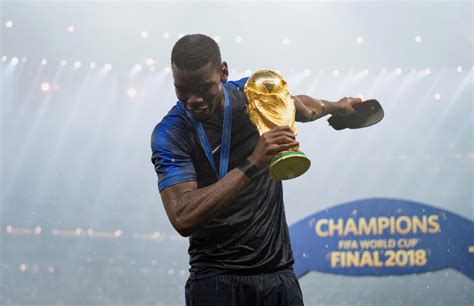 Scroll down to see his. Manchester United star Paul Pogba sings 'football's coming ...