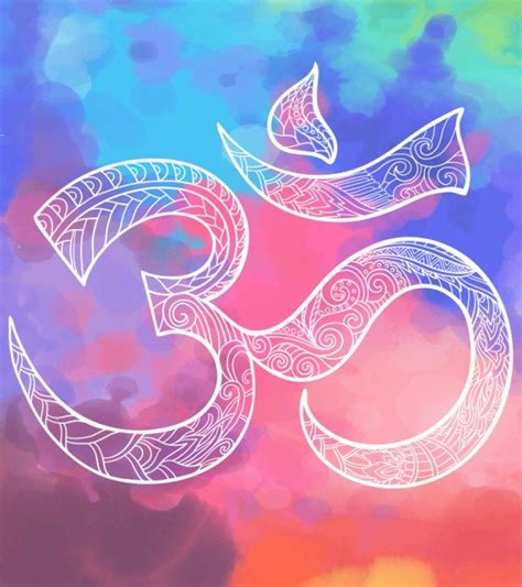 The Meaning Of The Om Symbol How To Use It Om Symbol Painting